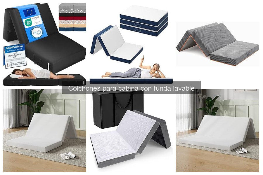 Comparativa de Colchones para Cabina con Funda Lavable