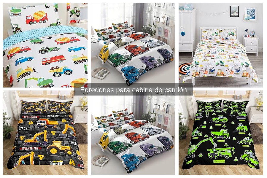 Comparativa de edredones para cama individual y doble en camiones