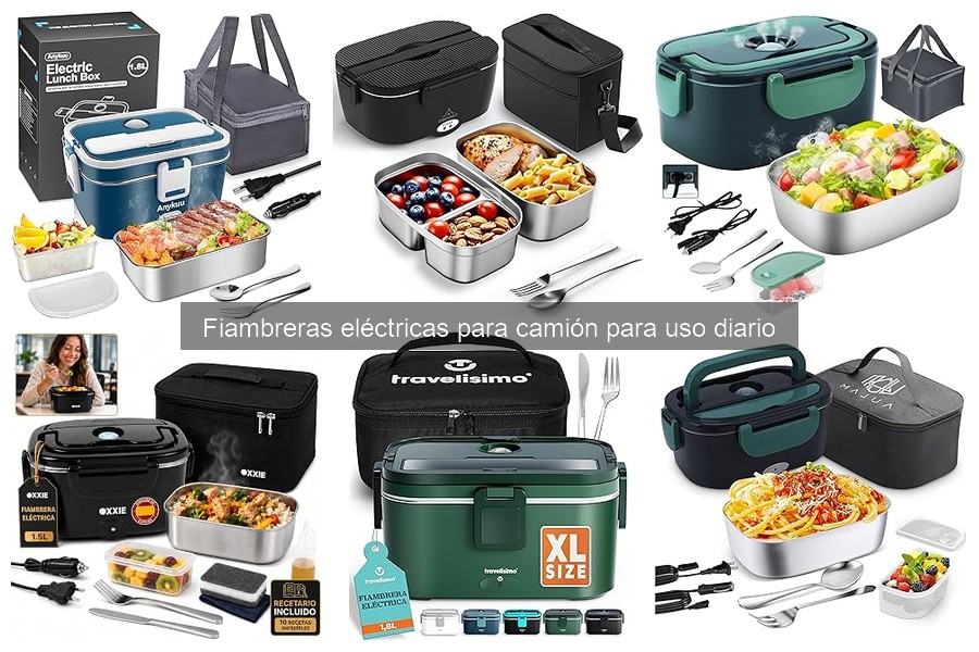 Comparativa de fiambreras eléctricas y tradicionales para camión