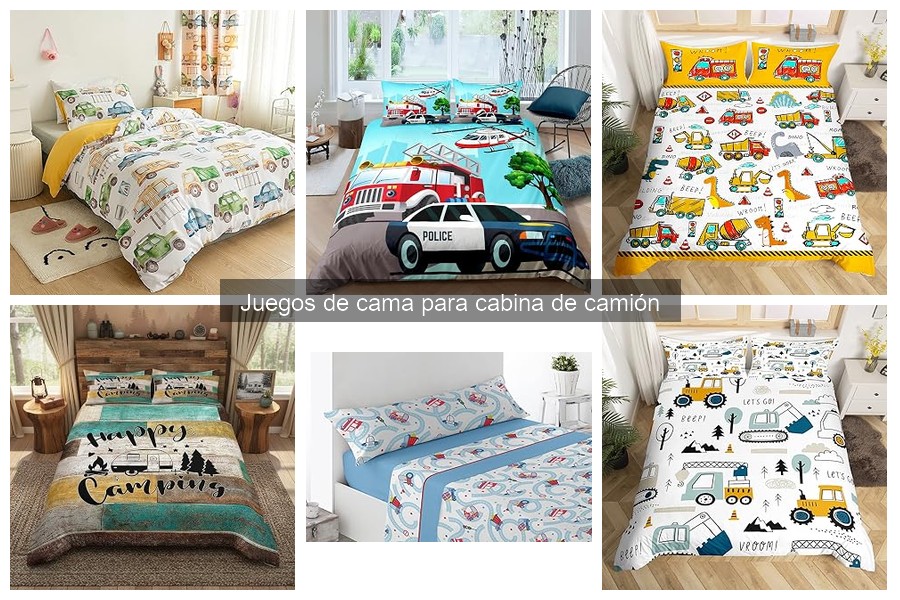 Comparativa de juegos de cama para camiones y furgones