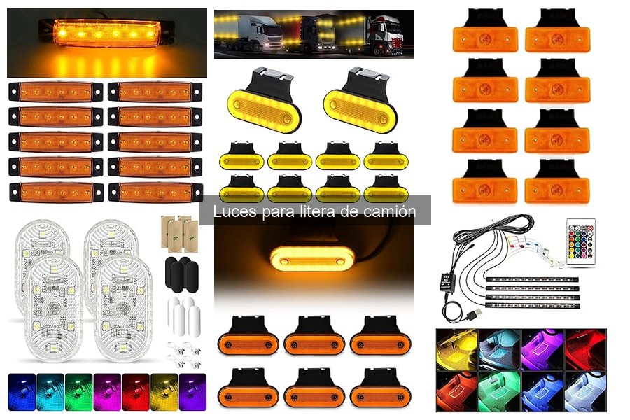 Comparativa de luces de litera para camiones y furgones
