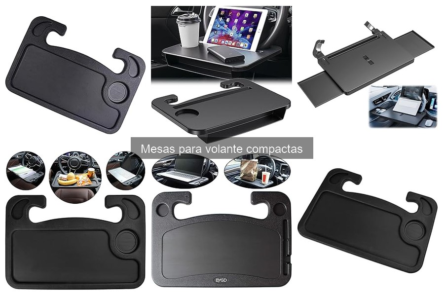 Comparativa de mesas para volante compactas y fijas