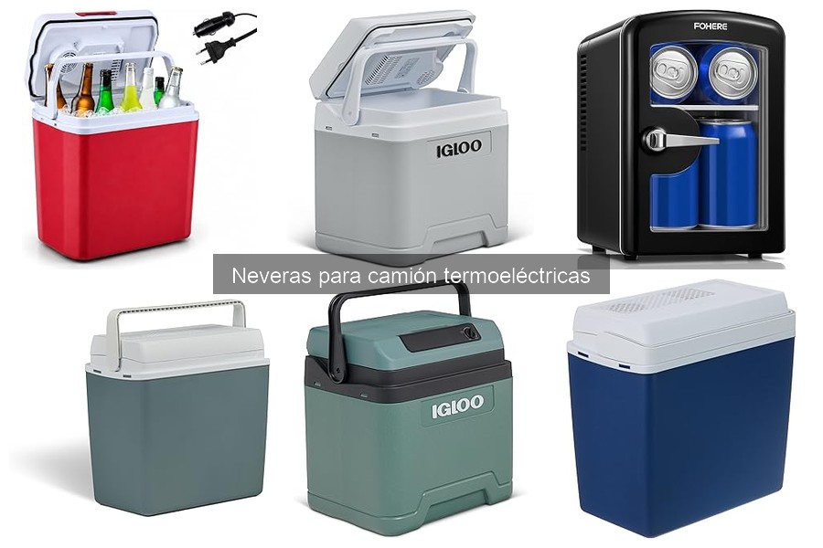 Comparativa de Neveras Termoeléctricas: Tamaños y Capacidades