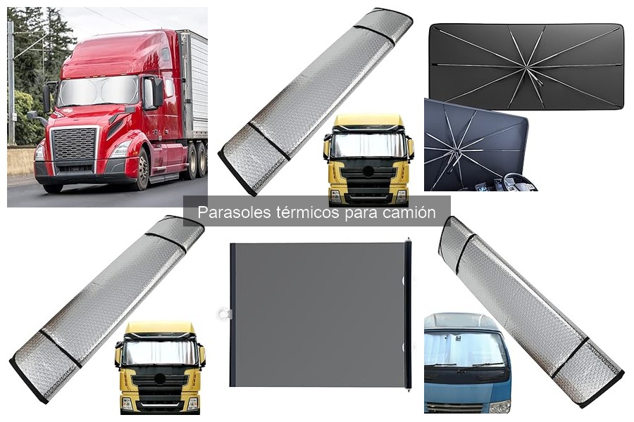 Comparativa de parasoles térmicos para camiones: marcas y precios