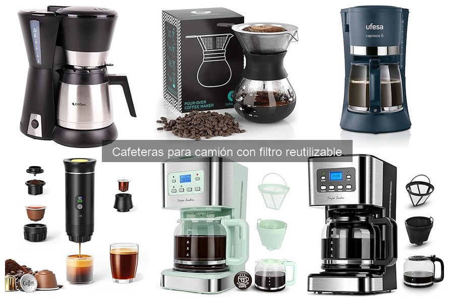 Comparativa de precios: Cafeteras para camión con filtro reutilizable