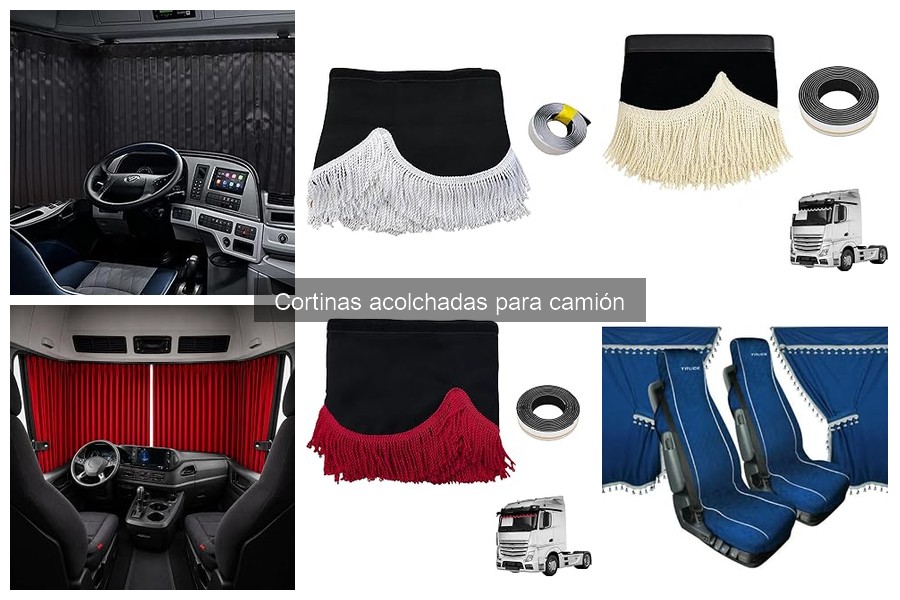 Comparativa de precios de cortinas acolchadas para camión
