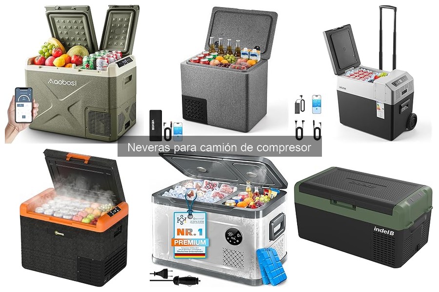 Comparativa de precios de neveras de compresor para camiones
