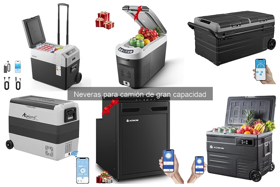 Comparativa de precios de neveras para camión de gran capacidad