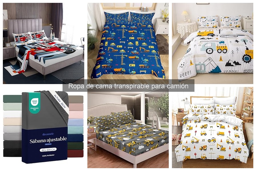 Comparativa de Ropa de Cama Transpirable para Camiones