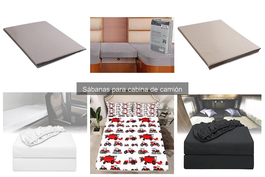 Comparativa de sábanas para cabina de camión: marcas y precios