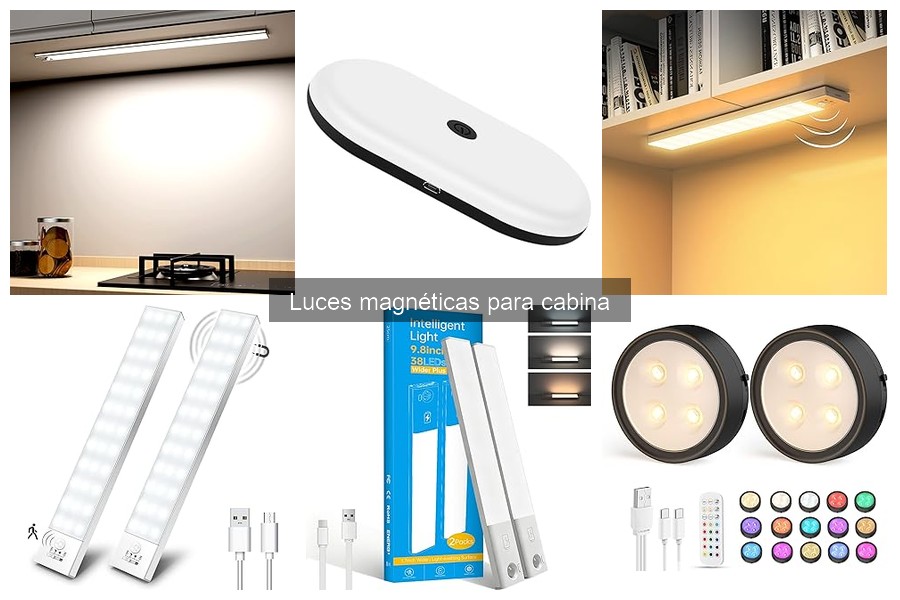 Comparativa: Luces Magnéticas vs. Fijas para Cabina