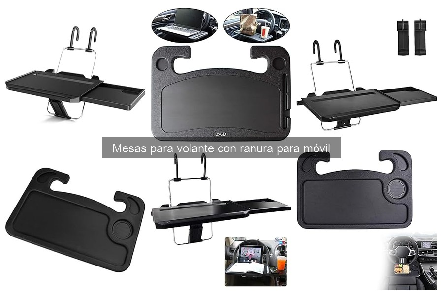 Comparativa: Mesas para volante con ranura y otros modelos