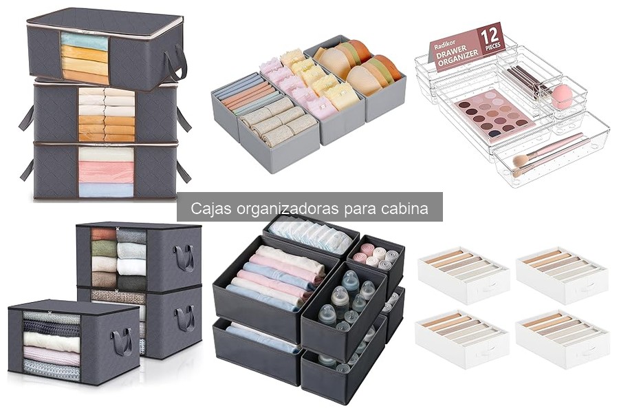 Consejos esenciales para usar cajas organizadoras en la cabina