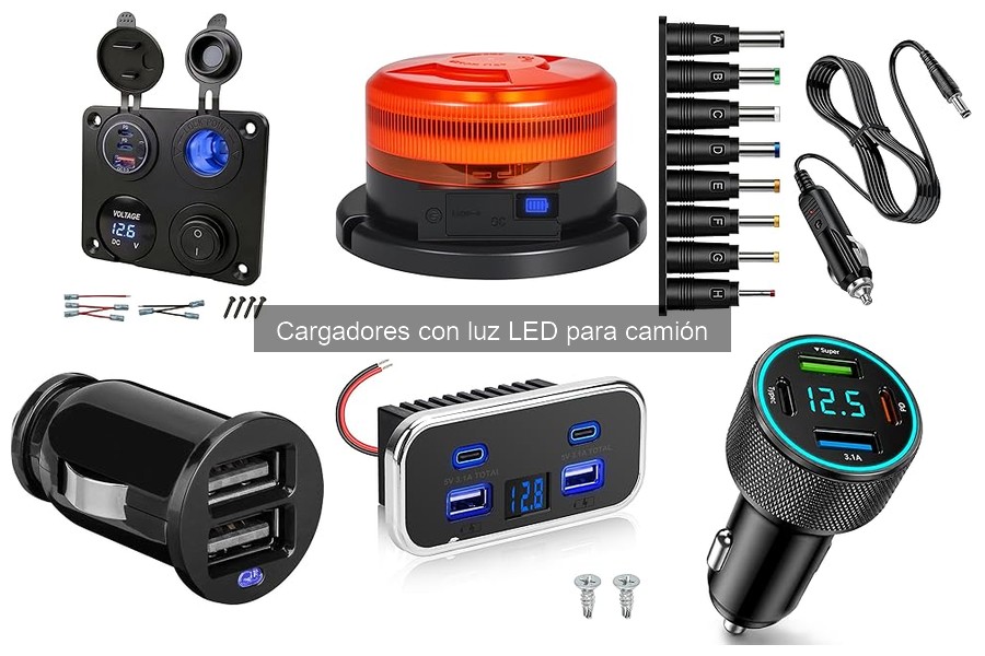 Consumo energético de cargadores LED para camiones
