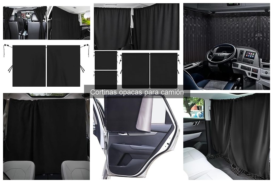 Cortinas opacas para camión: ¿Son efectivas contra el calor?