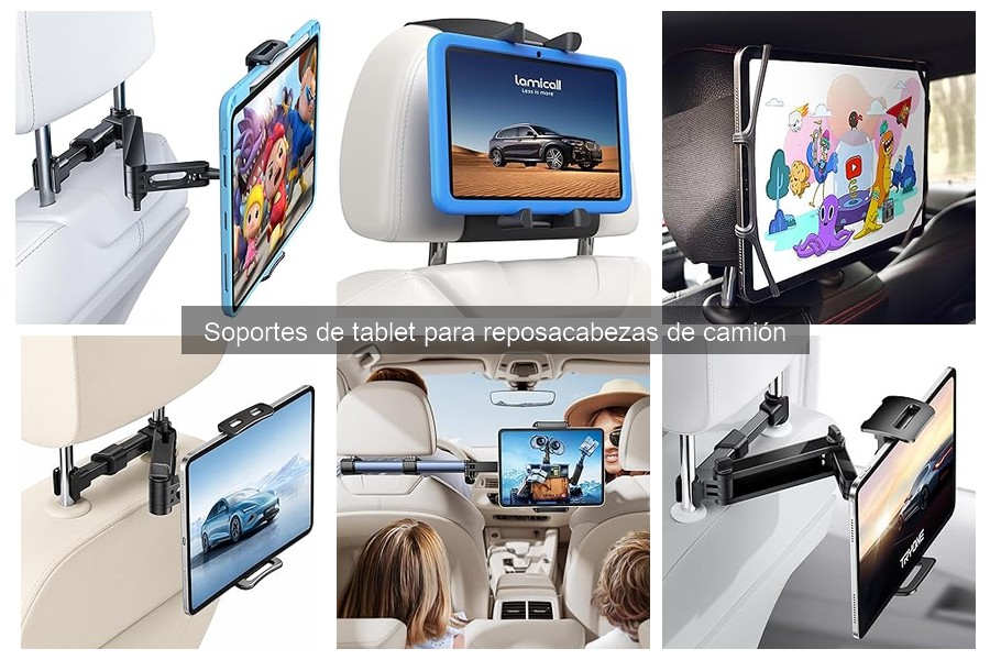 ¿Cuánto cuesta un soporte de tablet para reposacabezas de camión?