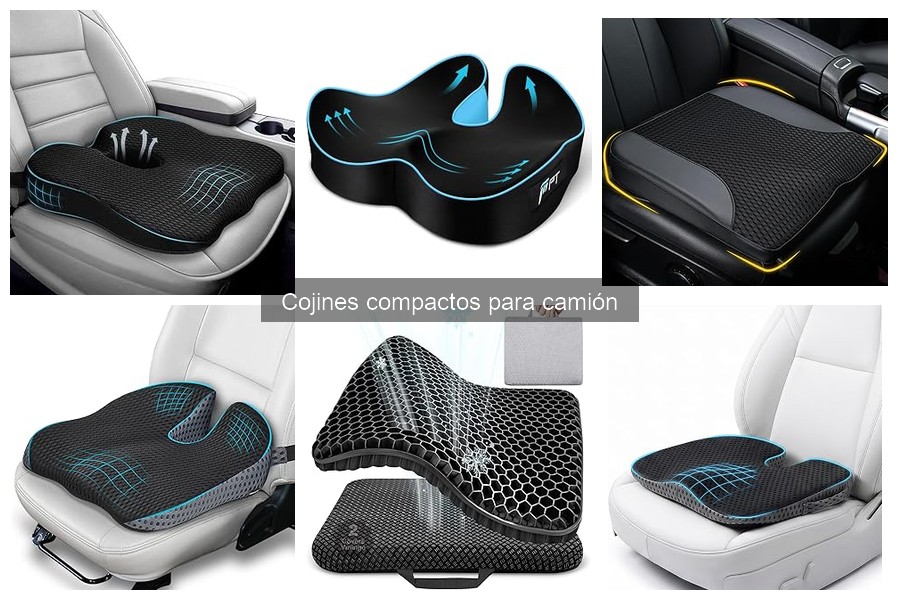 Descubre los cojines compactos para camión: comodidad y soporte