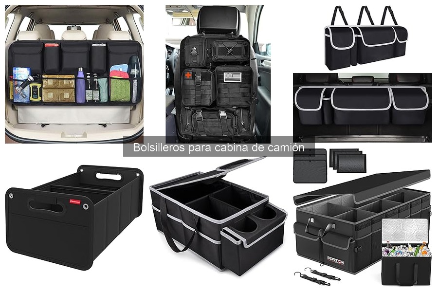 Descubre los Mejores Bolsilleros para Cabina de Camión