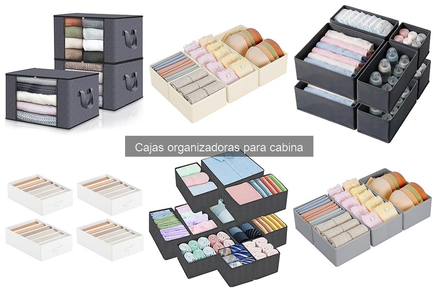 Dónde comprar cajas organizadoras para cabina al mejor precio