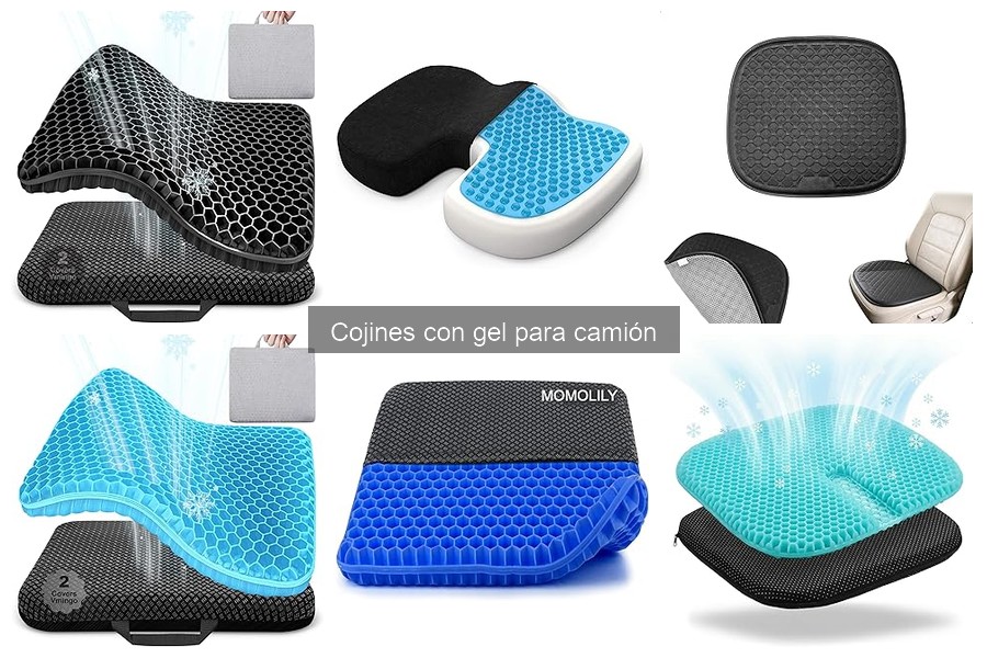 Dónde comprar cojines con gel para camiones: ofertas y tiendas