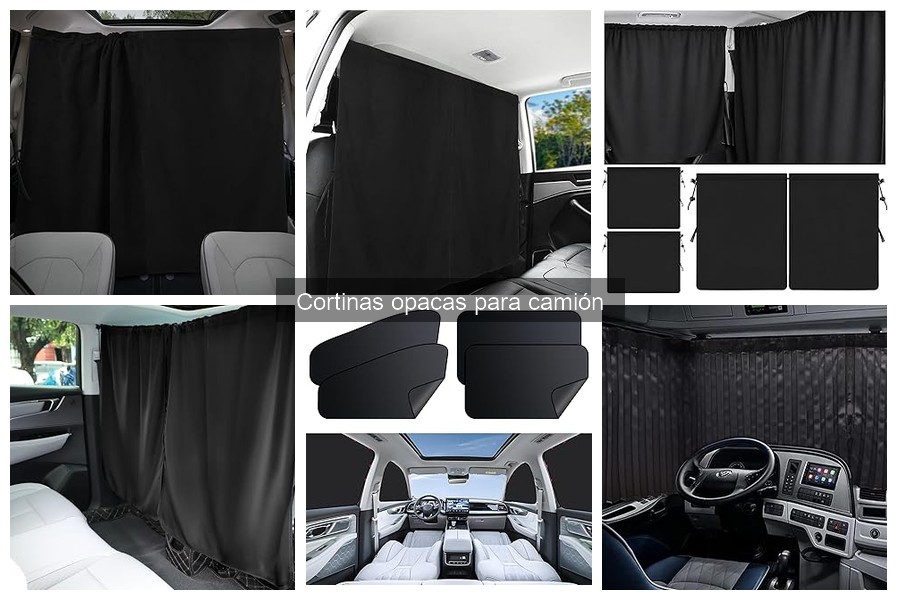 Dónde comprar cortinas opacas para camiones fácilmente