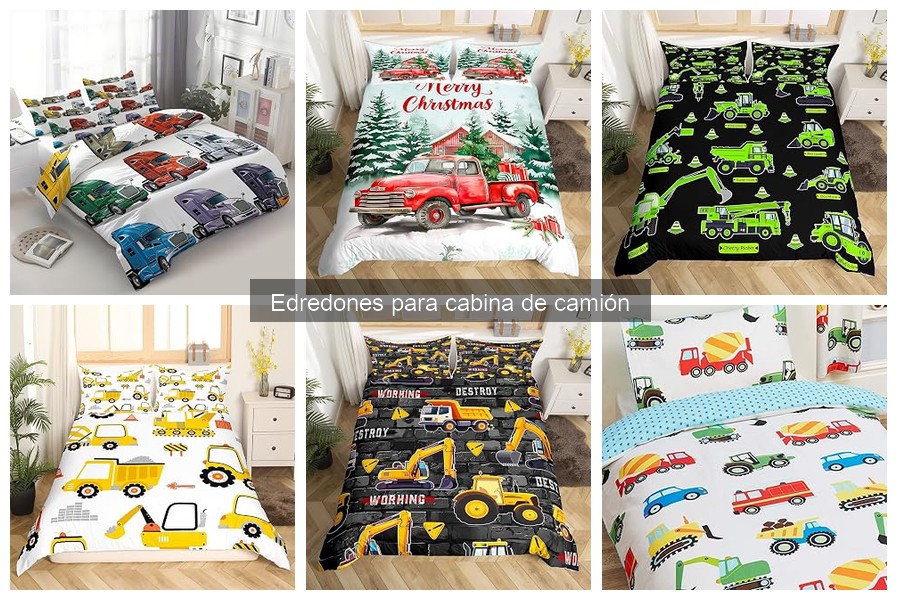 Dónde comprar edredones para cabina de camión y sus precios