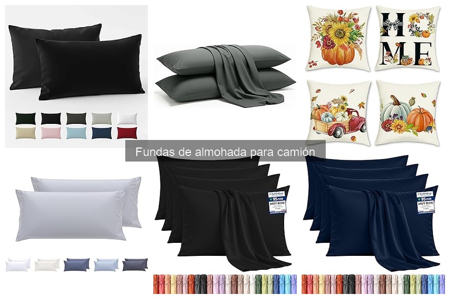 Dónde comprar fundas de almohada para camión: Mejores opciones