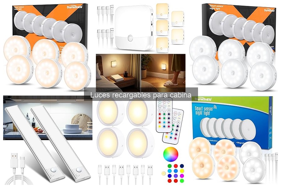 Dónde comprar luces recargables para cabina al mejor precio