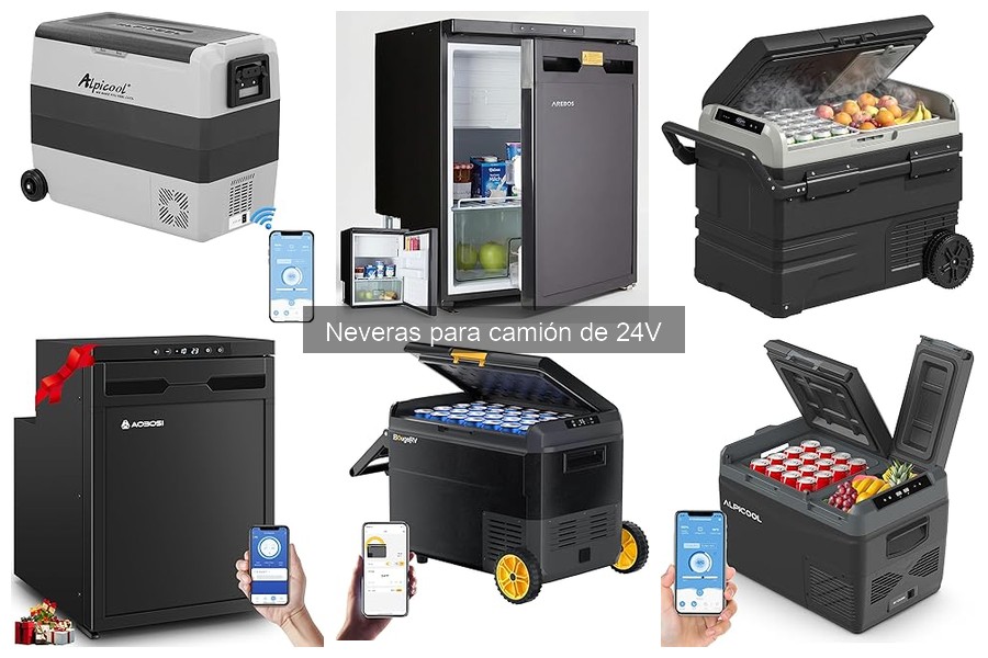 Dónde comprar neveras de 24V para camiones y furgones