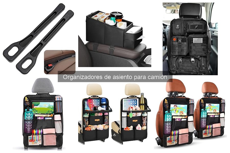 Dónde comprar organizadores de asiento para camión