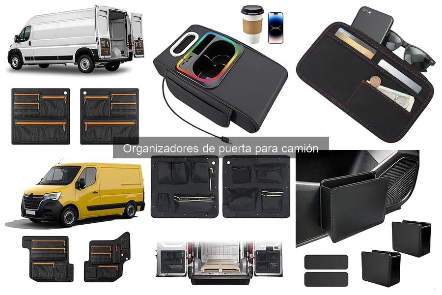 Dónde comprar organizadores de puerta para camión fácilmente