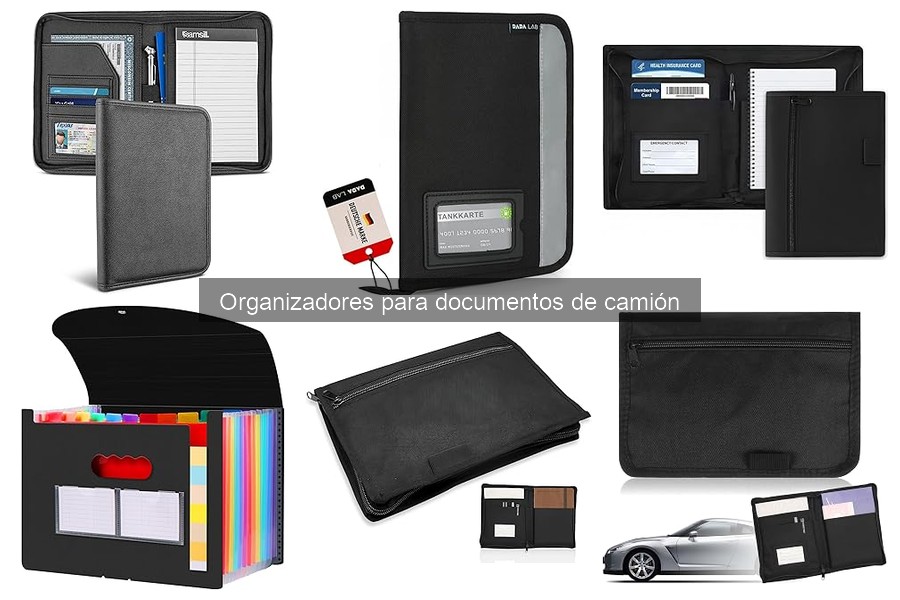 Dónde comprar organizadores para documentos de camión