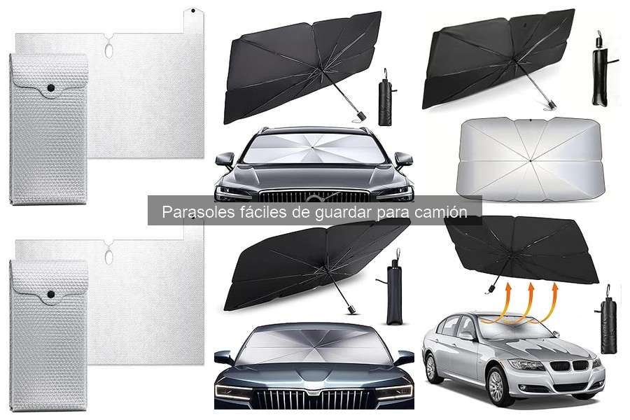 Dónde comprar parasoles fáciles de guardar para camiones