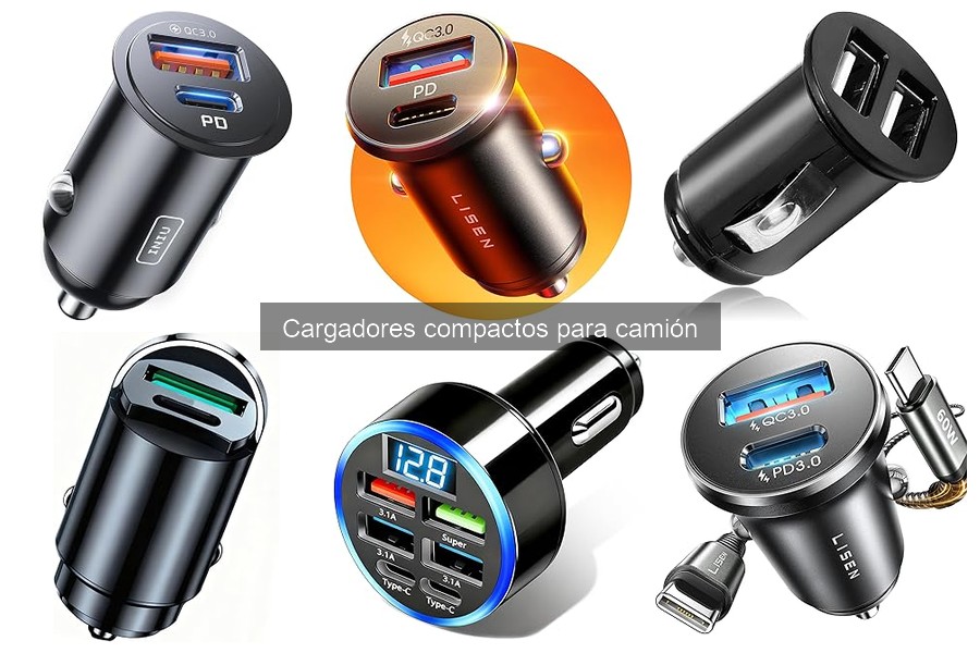 Eficiencia de Cargadores Compactos para Camiones Eléctricos