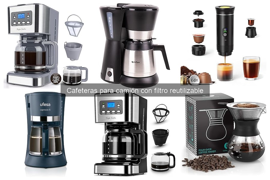 Errores al limpiar cafeteras para camión con filtro reutilizable