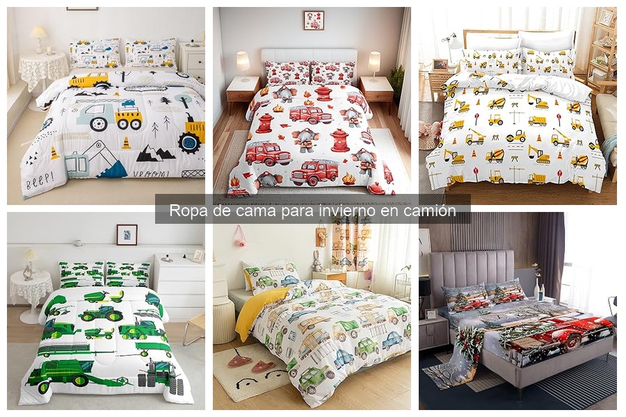 Errores comunes al elegir ropa de cama de invierno para camiones