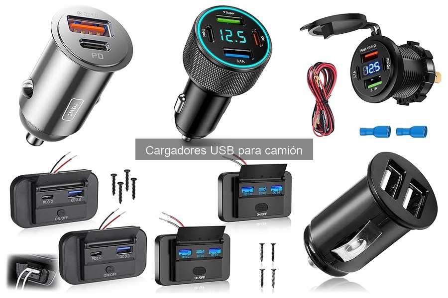 Errores comunes al usar cargadores USB en camiones