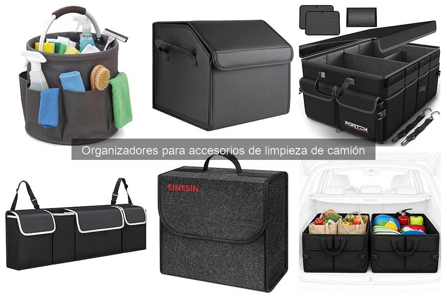 Errores comunes al usar organizadores para limpieza de camión