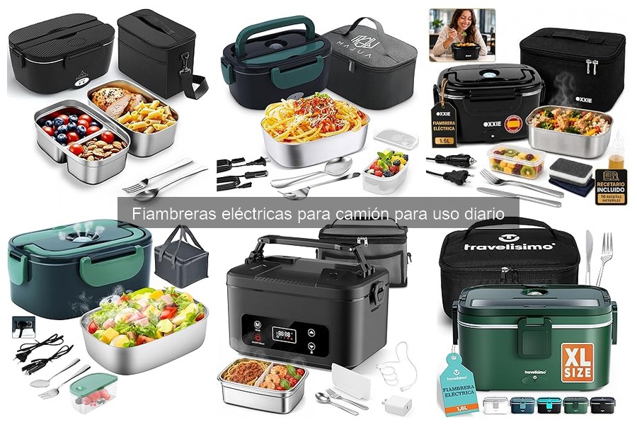 Fiambreras eléctricas con múltiples compartimentos: ¿merecen la pena?