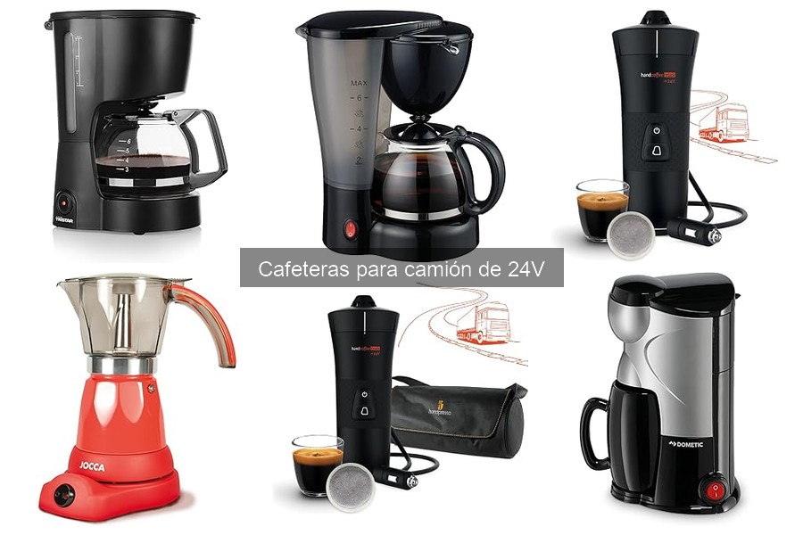 Funciones especiales de cafeteras de 24V para camiones
