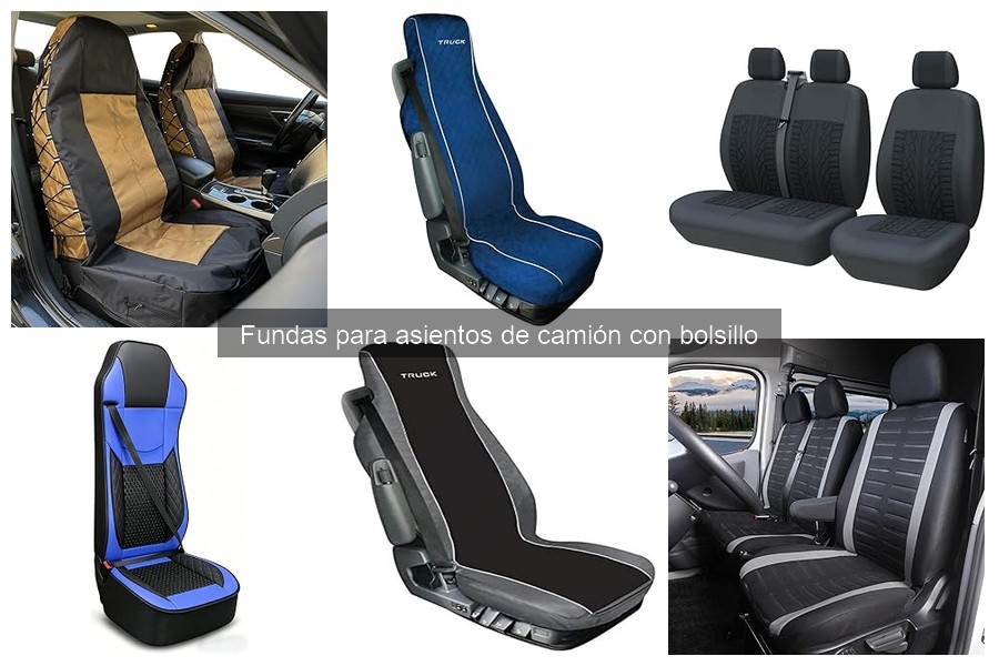 Fundas para asientos de camión con bolsillo: ¿Qué son?