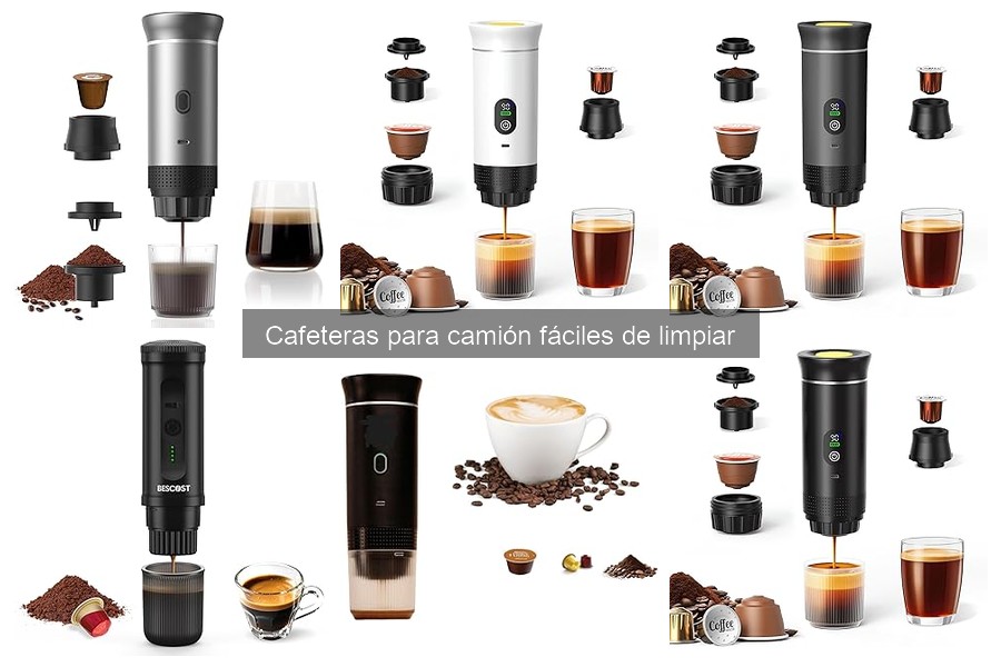 Guía de compra de cafeteras para camión fáciles de limpiar
