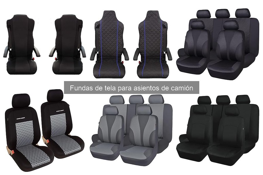 Guía de compra de fundas de tela para asientos de camión