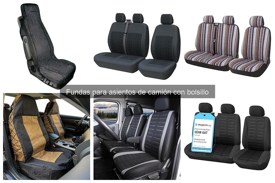 Guía de compra de fundas para asientos de camión con bolsillo