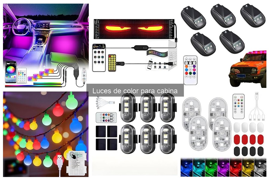 Guía de compra de luces de color para cabina de camión