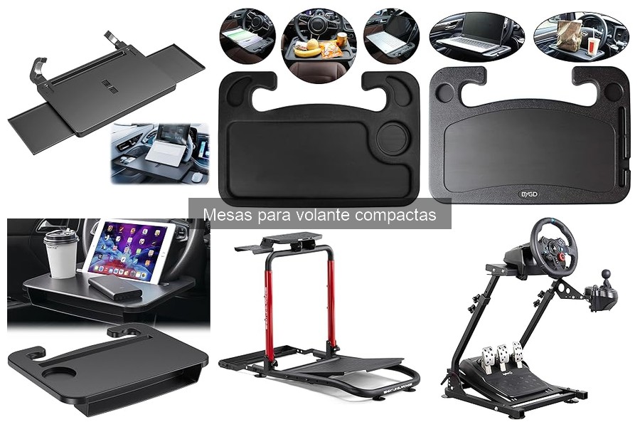 Guía de compra de mesas para volante compactas