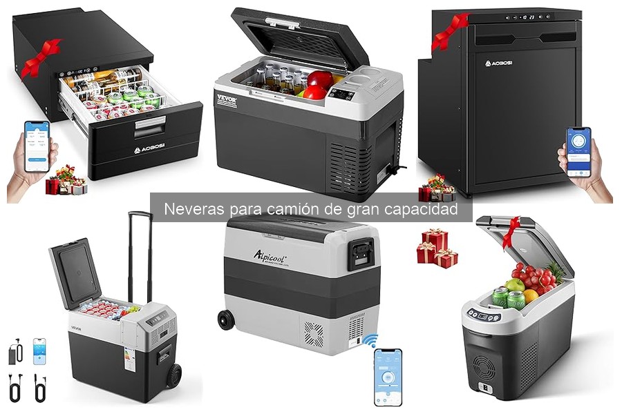 Guía de compra de neveras para camión de gran capacidad