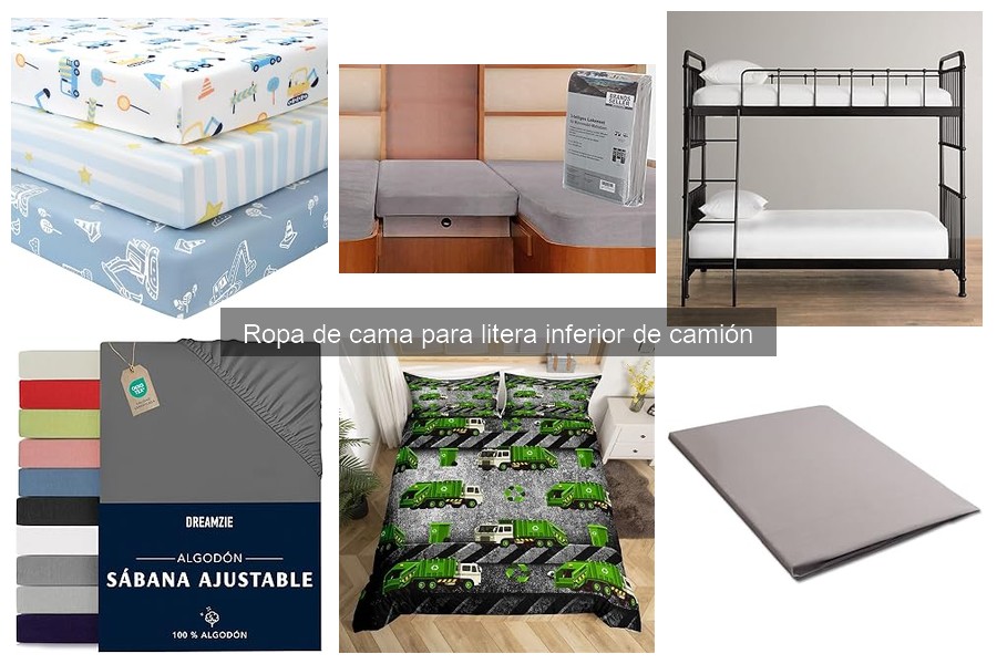 Guía de compra de ropa de cama para litera inferior de camión