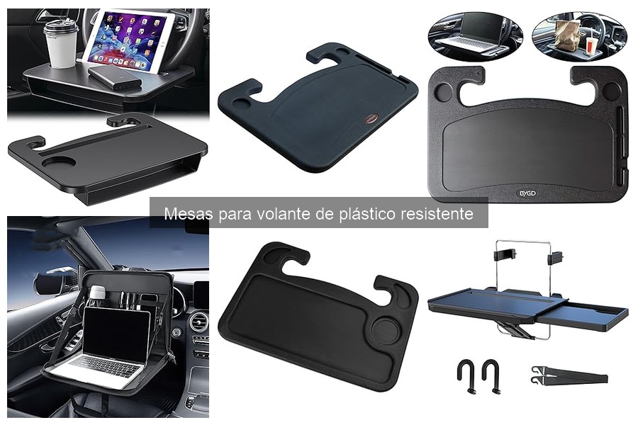 Guía de compra: mesas para volante de plástico resistente