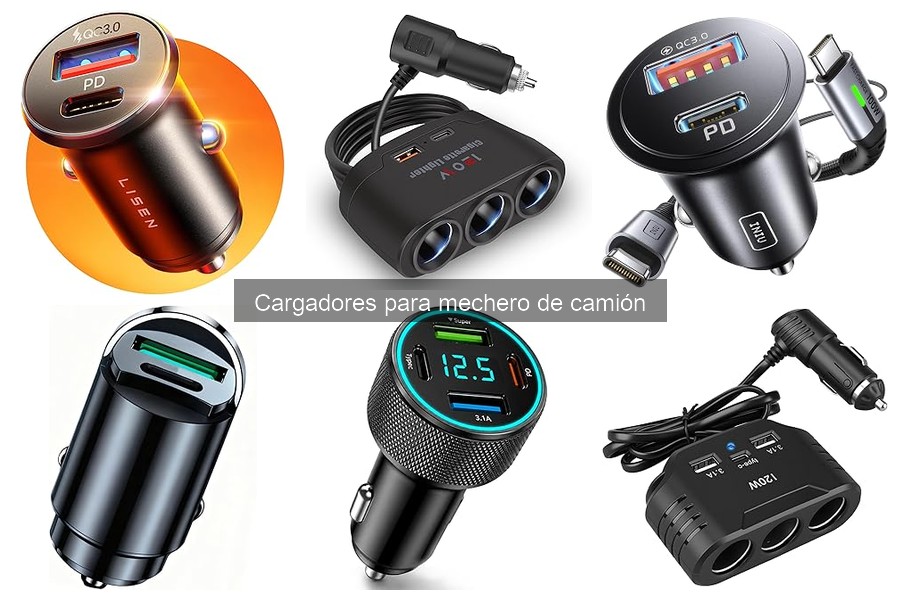 Guía de instalación de cargadores para mechero en camiones